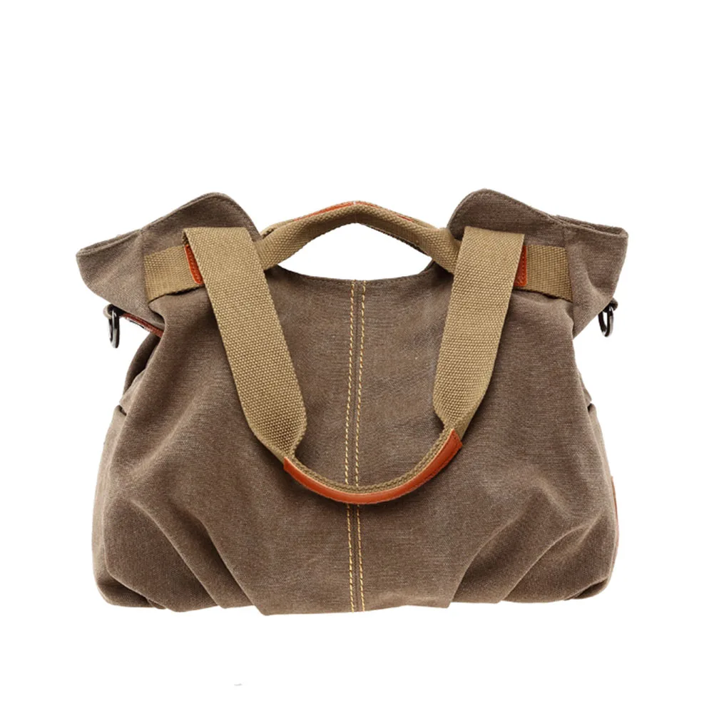 

Women Casual Vintage Hobo Canvas Daily Top Handle Shoulder Bag Tote Shopper Handbag FC55