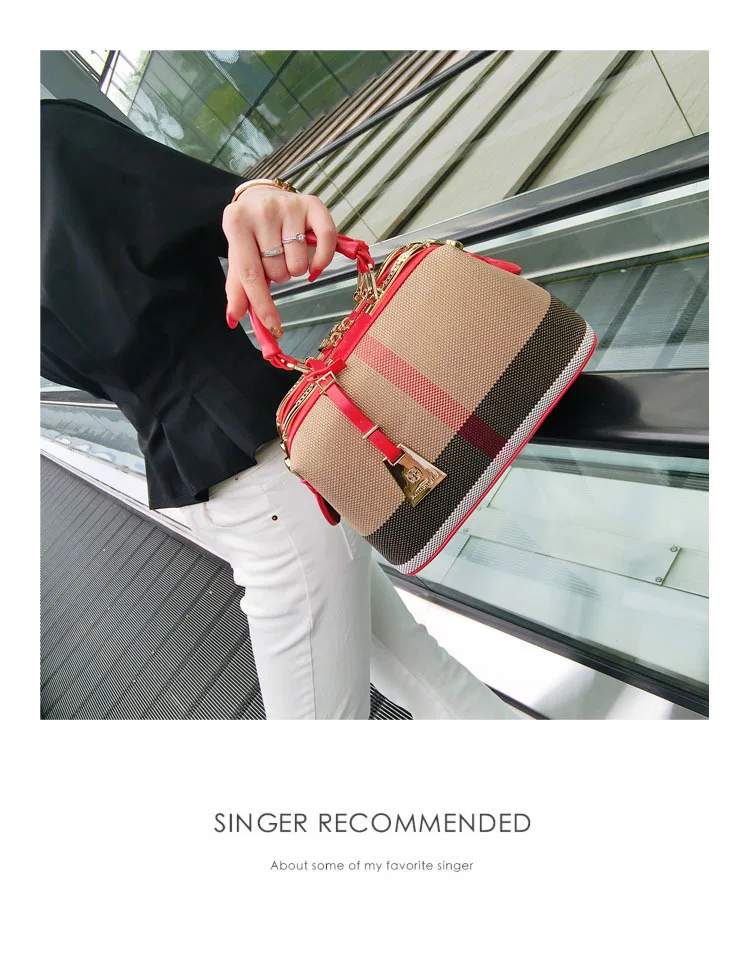 Женская сумка холщовая Роскошная Брендовая женская кожаная сумка медицинская сумка Высокое качество женские сумки шахматы емкость сумка красная