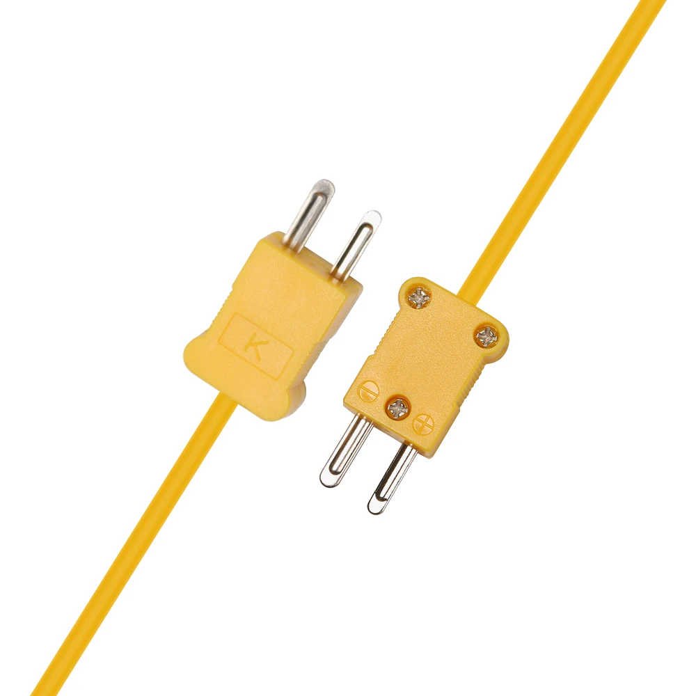 Temperature Sensor 1pc Durable 100/150/200/300/500mm K-Type Thermocouple Probe-50&deg;C to 1200&deg;C Measuring Tools with Wire Cable