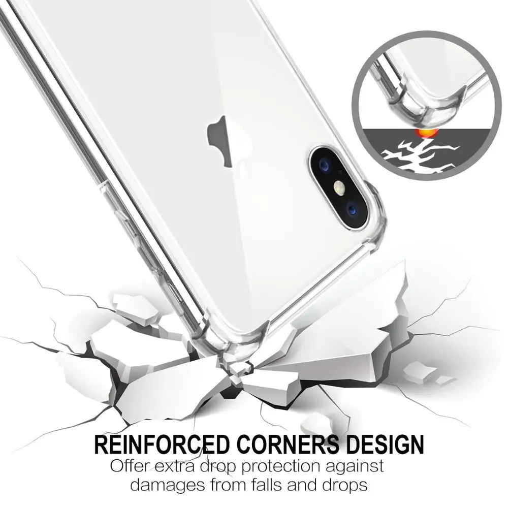 US $175.80 Perfect Fit For Iphone 8 XS XR MAX X Crystal Gel Case Ultra Thin Transparent Soft TPU Clear Cases For Iphone 66S 7 Plus