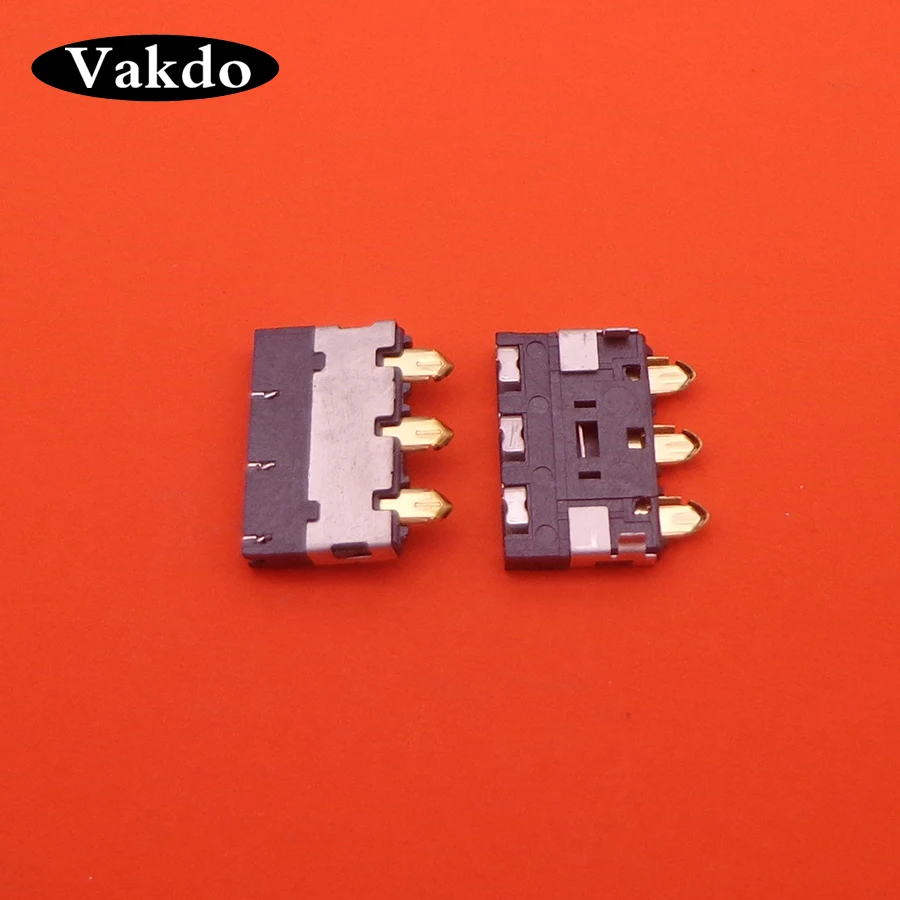 5 шт. 3Pin держатель для разъема аккумулятора сменный зажим контактов мобильных