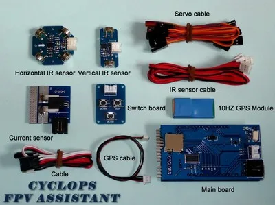 

SUPER TOP CYCLOPS FPV ASSISTANT OSD Autopilot System Beta Version w/10HZ GPS