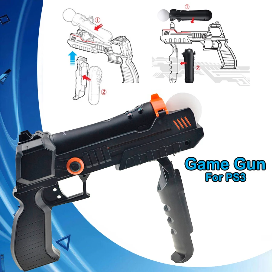 Аксессуары Sense Precision Shot Armas Arma джойстик ручной пистолет для sony playstation 3 PS3 PS Move Motion