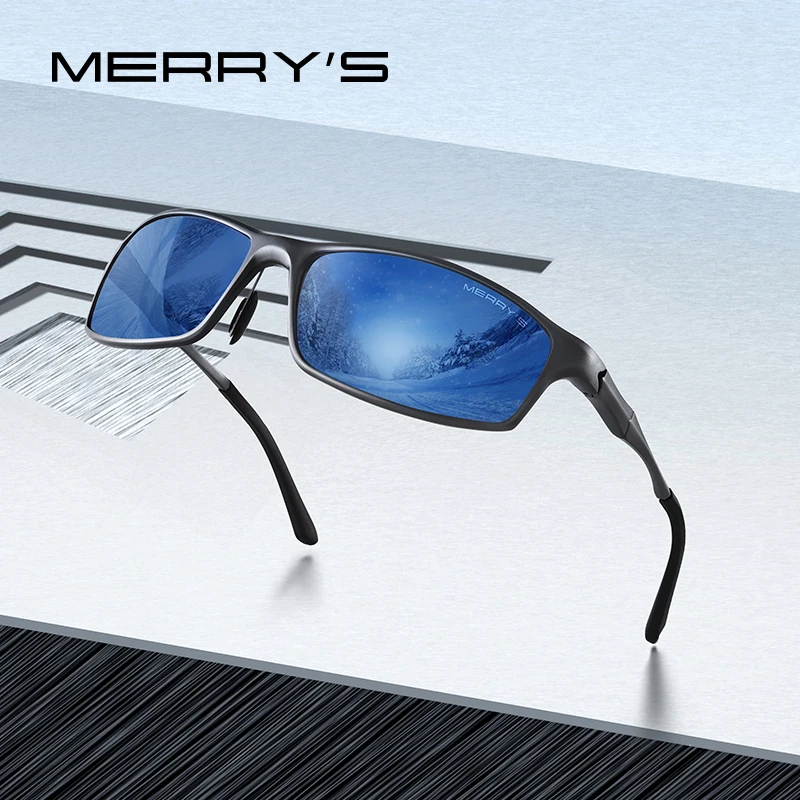 

MERRYS DESIGN Men Classic Aluminum Alloy Sunglasses HD Polarized Sunglasses For Men Outdoor Sports UV400 Protection S8266