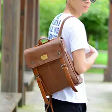 X-Online 031817 новая популярная школьная сумка для подростков винтажный кожаный рюкзак