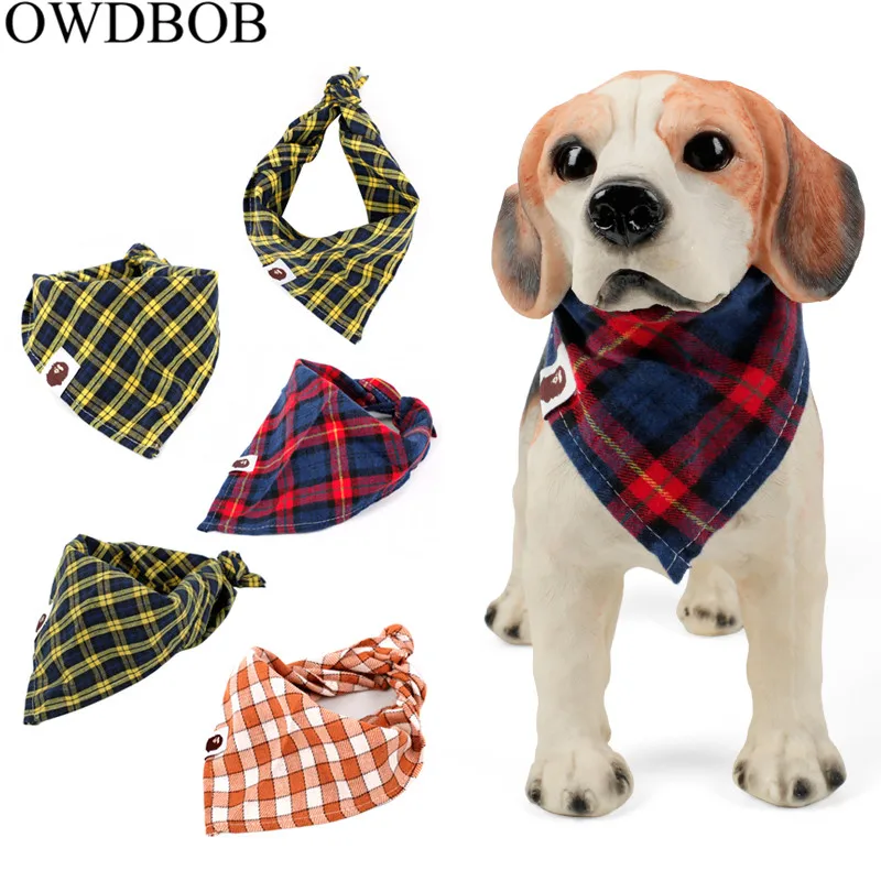 OWDBOB 5pc/set Pet Dog Bandana Plaid Puppy Scarf Bib Towel Pet Cats Small Dogs Triangular Bandage Collar Grooming Accessories
OWDBOB 5pc/set Pet Dog Bandana Plaid Puppy Scarf Bib Towel Pet Cats Small Dogs Triangular Bandage Collar Grooming Accessories