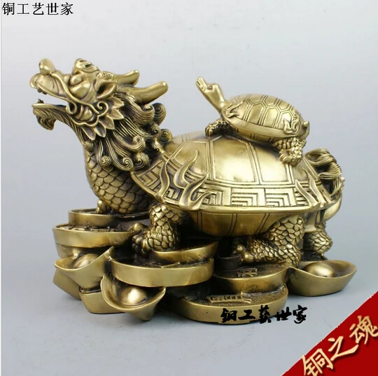 

B0602 421Copper crafts bibbery turtle copper turtle decoration lucky home accessories statue