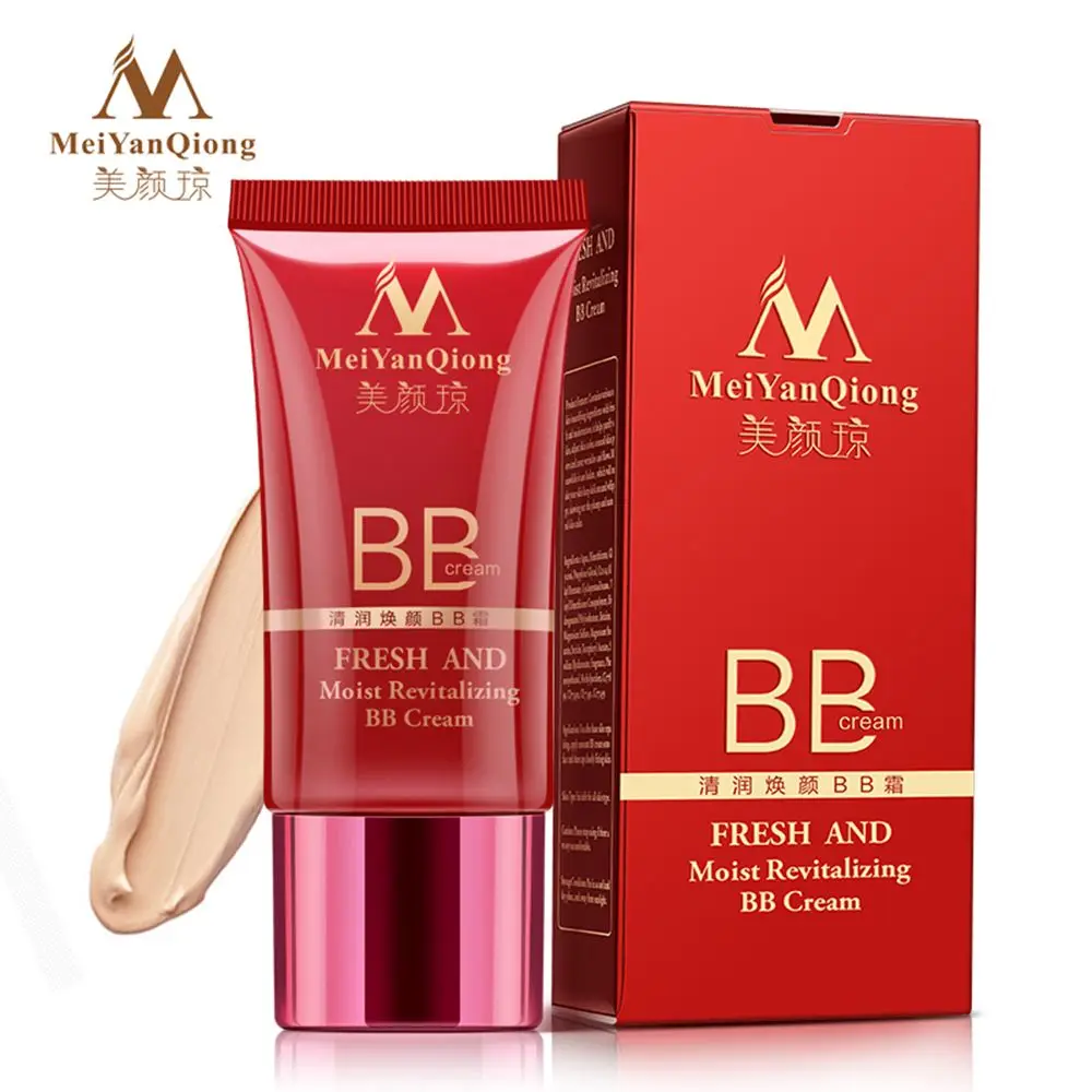 

MeiYanQiong Natural Concealer BB cream Fresh Moist Revitalizing BB Cream Face Care Whitening Compact Foundation Korean Cosmetics