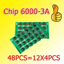 48 шт. = 12x4 шт. чип for6000, 6000-3A чипы совместимы с 1600/2600n/2605/2605dn/2605dtn барабанный чип