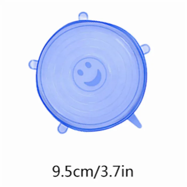 SUEF 1 шт. силиконовые эластичные многоразовые крышки герметичные крышки для пищевых продуктов, сохраняющие свежесть, уплотнительная чаша, эластичная крышка для кухонной посуды - Цвет: B