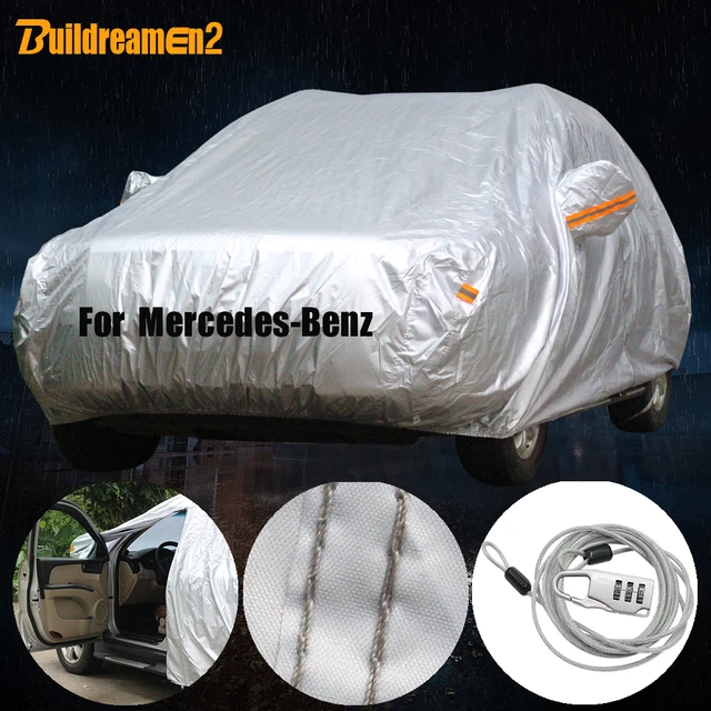 Buildreamen2 Full Car Cover Outdoor Sun Rain Snow Resistant Cover