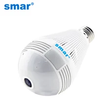 960P 360 градусов Беспроводная ip-камера лампа светильник рыбий глаз умный дом CCTV 3D VR камера 1.3MP Домашняя безопасность WiFi камера панорамная