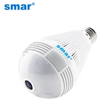 960P 360 degree Wireless IP Camera Bulb Light FishEye Smart font b Home b font CCTV
