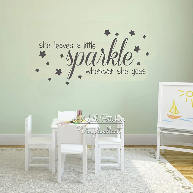 Sparkle Gwiazdy Cytaty Naklejka Przedszkole Dla Dzieci