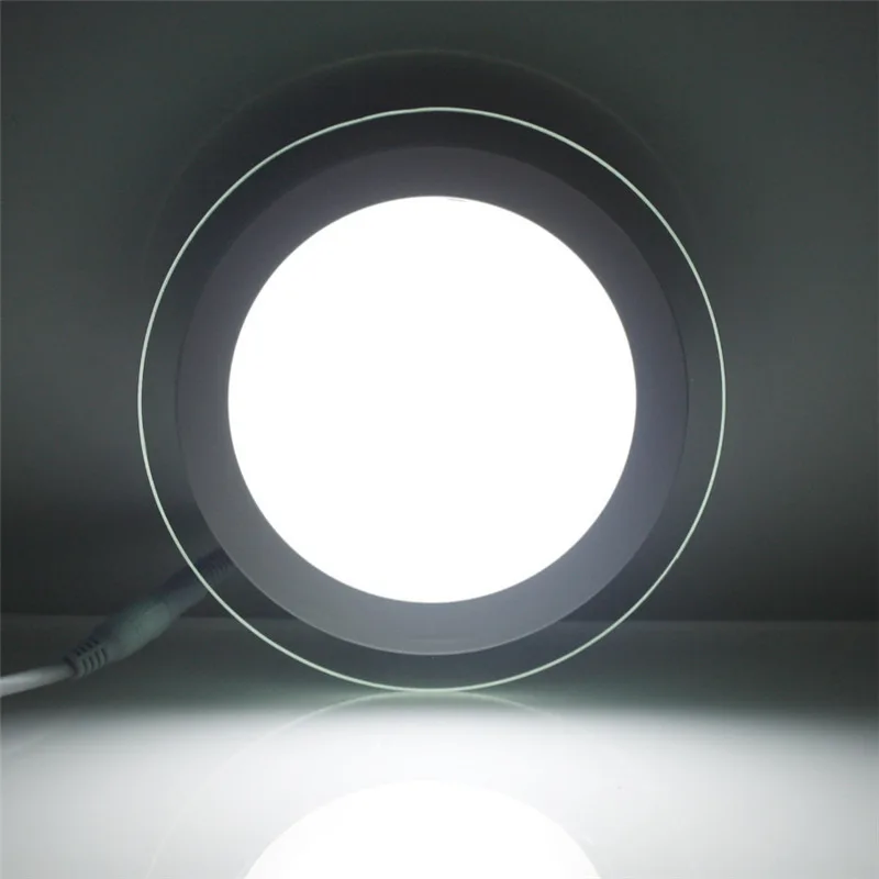 3 цвета СВЕТОДИОДНЫЙ Потолок Панель встроенное освещение крытый светильник Светодиодный прожектор 85-265 В драйвер в комплекте для Ванная комната освещение