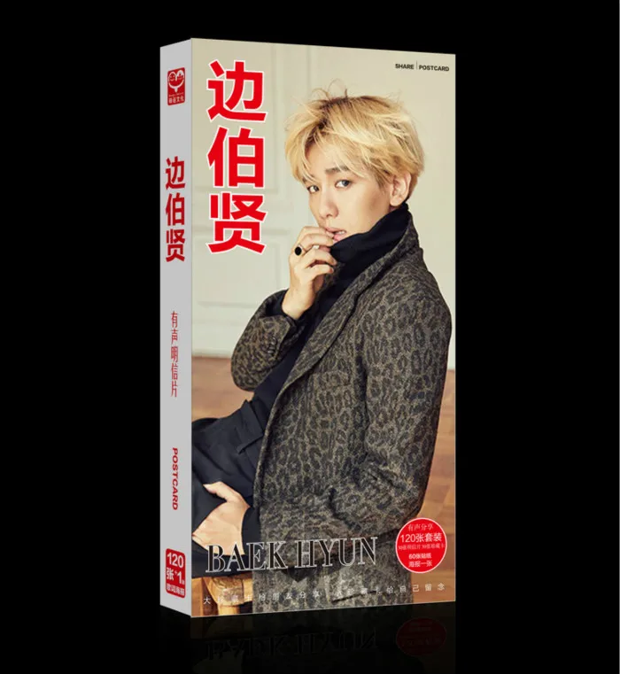 [MYKPOP] EXO BAEKHYUN: роскошный подарочный набор CD+ Фотокнига+ постер+ закладки, коллекция фанатов KPOP SA19070603