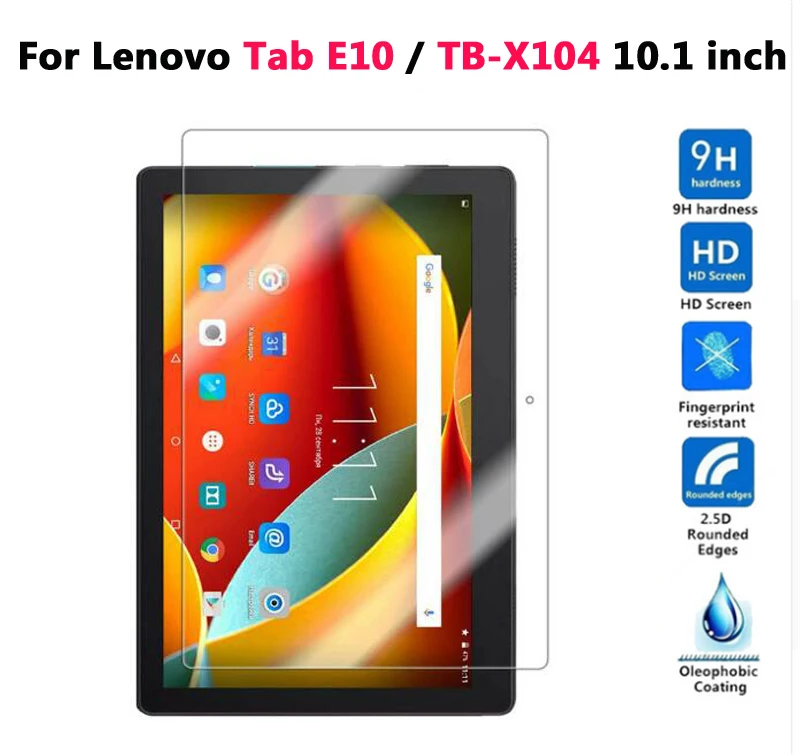 5 шт. пленка из закаленного стекла для lenovo Tab E7 E8 E10 TB-7104F TB-8304 8,0 протектор экрана защитное стекло Tab E10 TB-X104F 10,1 - Color: Tab E10 TB-X104