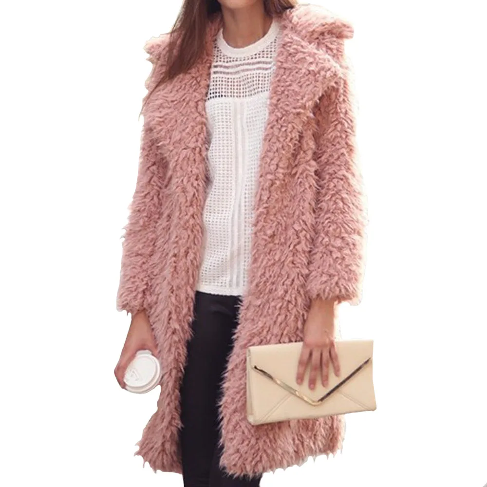 2016 New European Fashion Style Women Coat Long Design Lady Autumn Winter Out Wear Clothing Wide Waisted Full Sleeve Coat CT-01