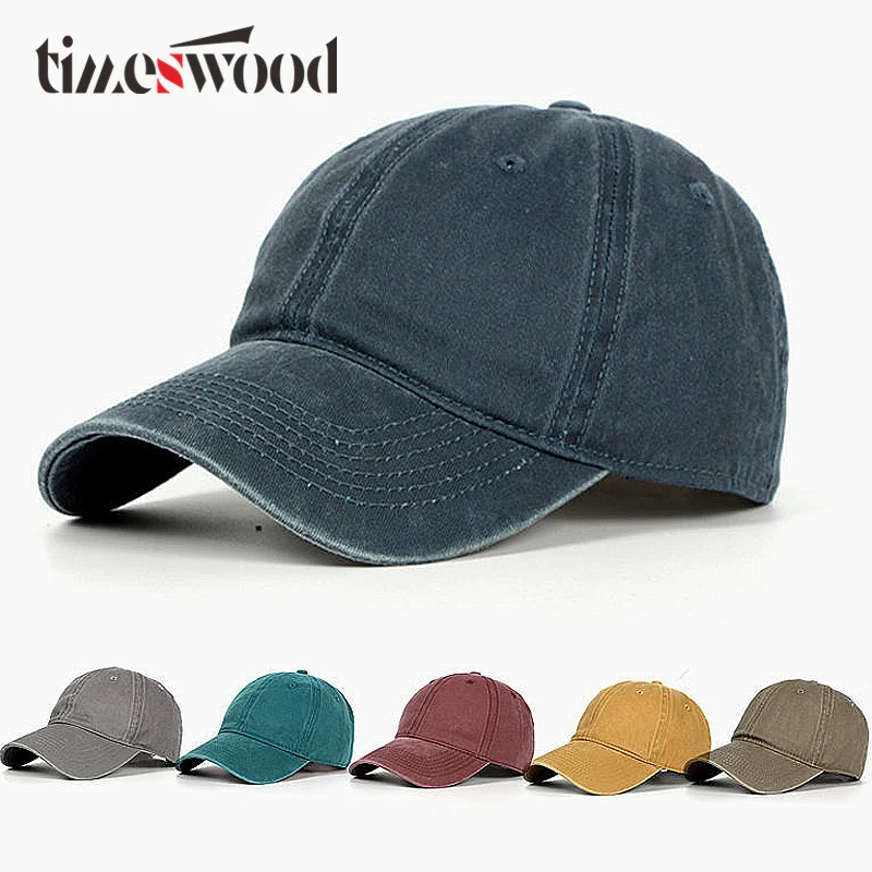 2018 New Cotton Baseball Cap Soft Plain Solid Hat For Mens Women Adjust
