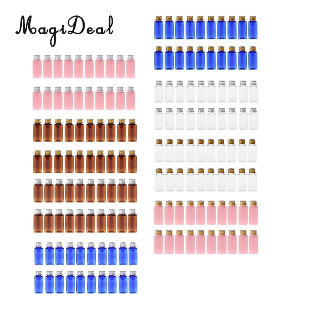 Kesoto MagiDeal Lot 20pcs 30ml Plastic Makeup Sample Containers Cream Small Empty Bottle Squeeze Tubes for Travel