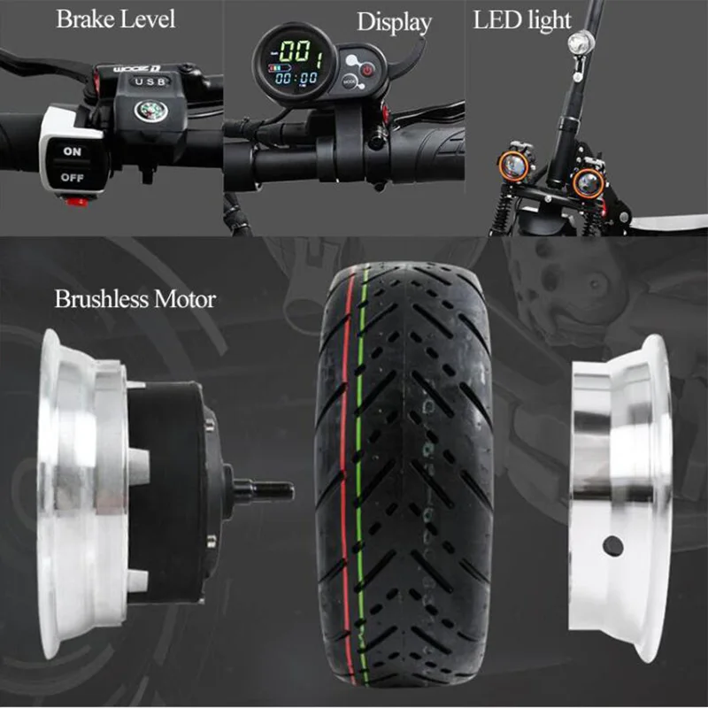Flash Deal JS 80KM/H 3200W 60V Electric Scooter 11" Off Road Foldable Waterproof Samsung E scooter Hoverboad Skateboard patinete eletrico 3