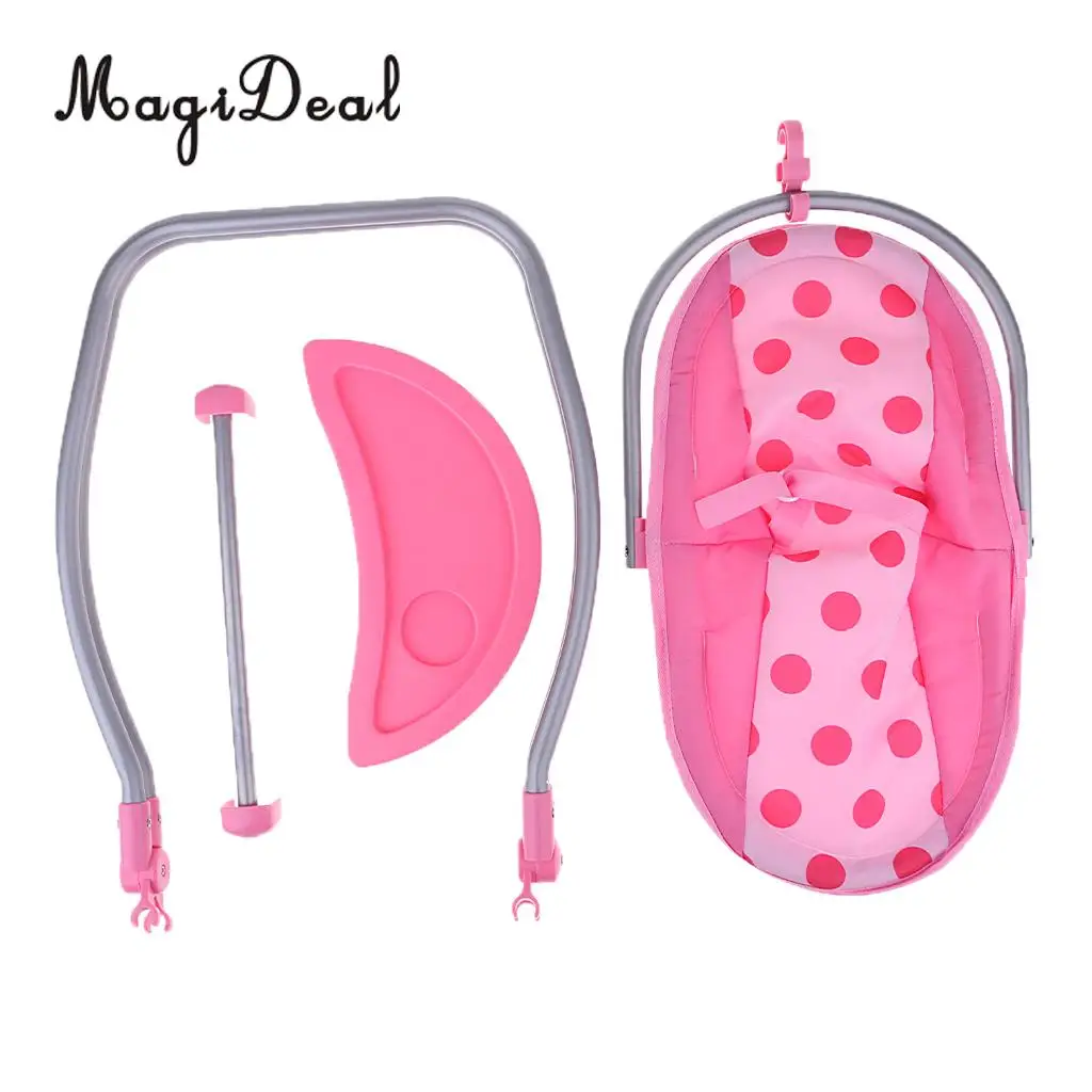 Doll Swing Carrier Seat High Chair Kids Pretend Toy Role Playing for Nursery Rom Dollhouse Furniture Accessories