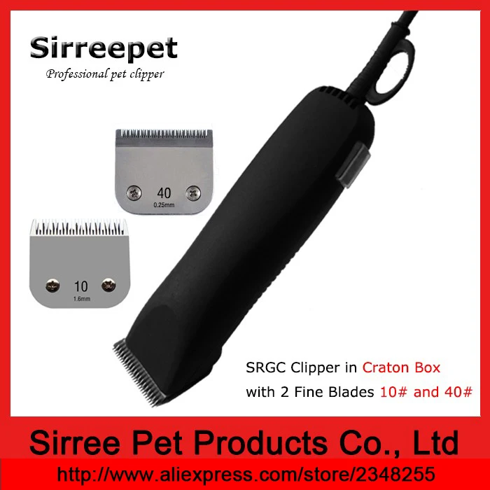 

Free shipping clipper for dog with 2 fine blade 10# and 40# in carton box