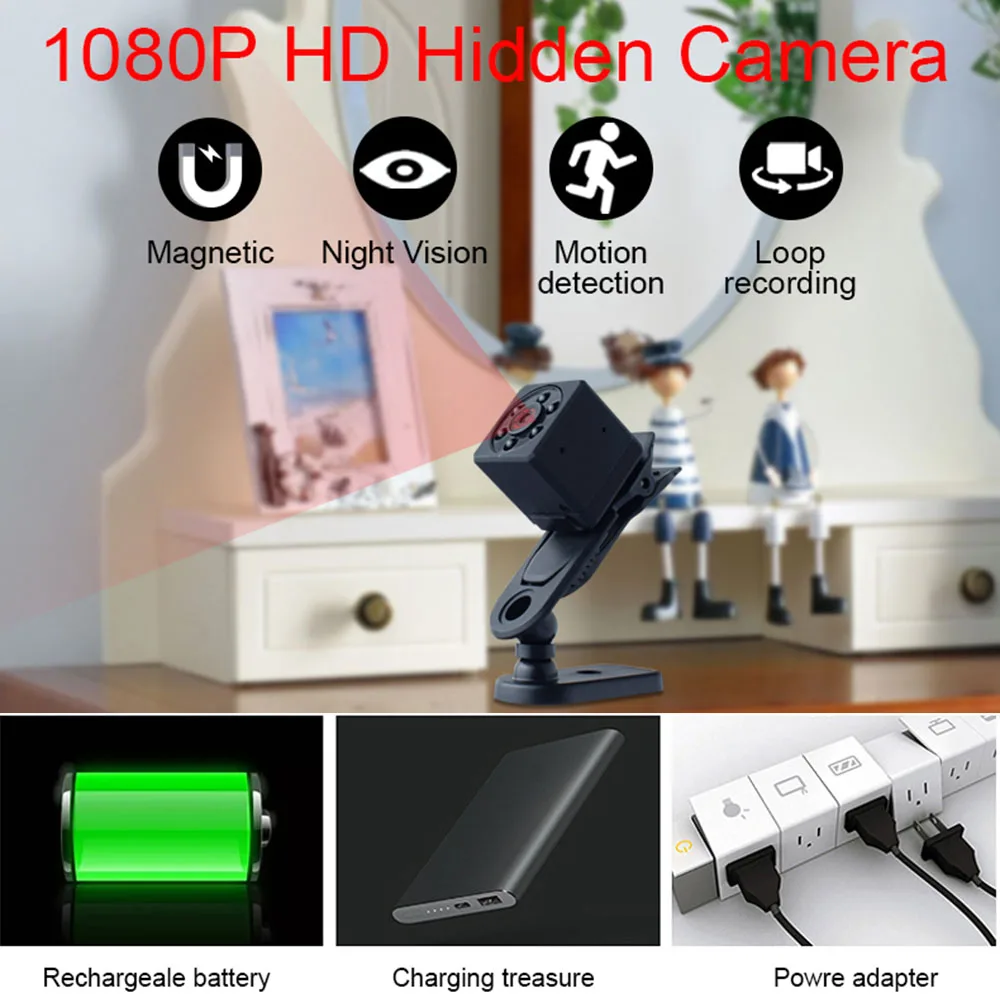 

140 Degree Wide-angle HD 1080P Mini Camera Infrared Night Vision Micro Smart Security Camera Mini Wifi Camera smart Hometic