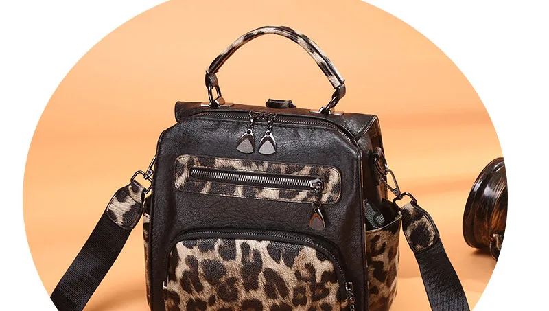 women leopard print backpack shoulder bag women school bag for teenager girls backpacks_18