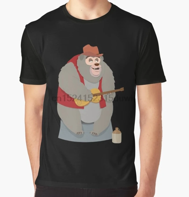 

All Over Print T-Shirt Men Funy tshirt Big Al The Country Bear Short Sleeve O-Neck Graphic Tops Tee women t shirt