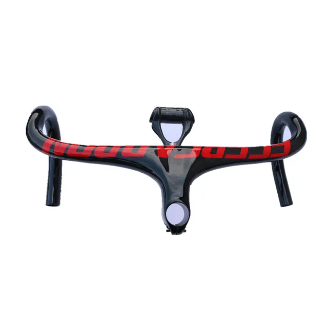$US $75.60 FCFB carbon handlebar with stem Computer frame cycling bike bicycle handlebar paarts 400/420/440*80