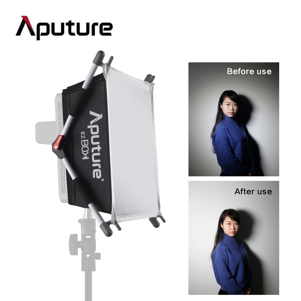 

New Arrival Aputure Easy Box Diffuser Softbox Kit for Aputure Amaran AL-528S/W/C HR672S/W/C Led Light
