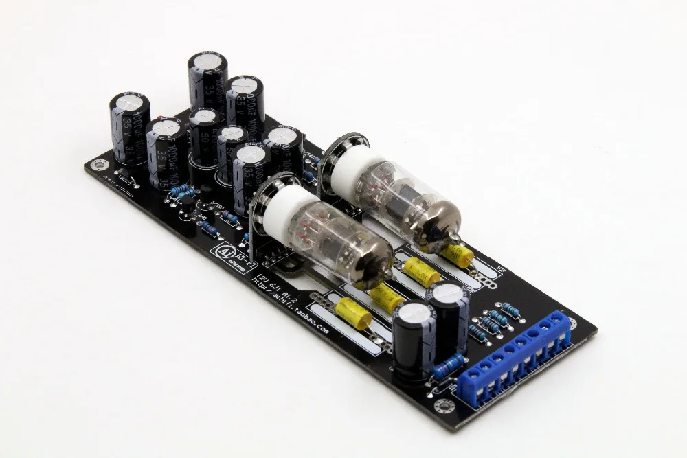 Assembled 6J1//6AK5 Vacuum /& Valve Tube Preamplifier Stereo HiFi Pre-Amp Board