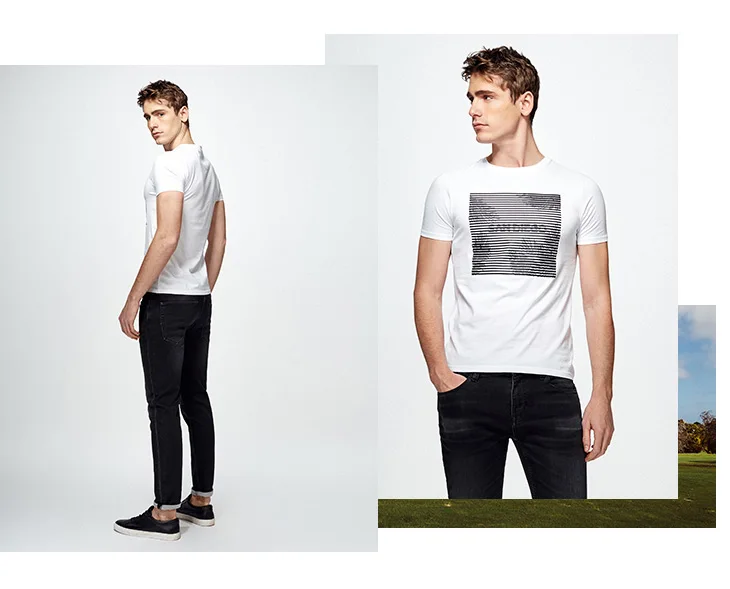 SELECTED cotton round collar short-sleeved T-shirt C|4182T4593 HTB1Wlv4sDdYBeNkSmLyq6xfnVXaz - SELECTED cotton round collar short-sleeved T-shirt C|4182T4593