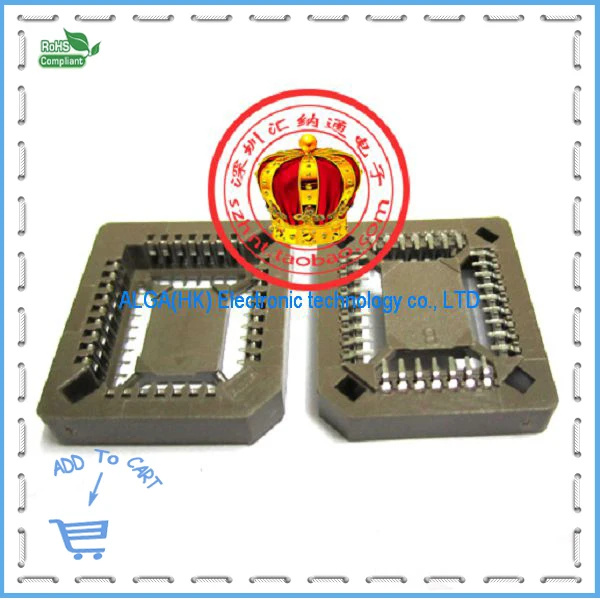 Free shipping .SMD SMD PLCC32 PLCC32 socket box test socket pin IC