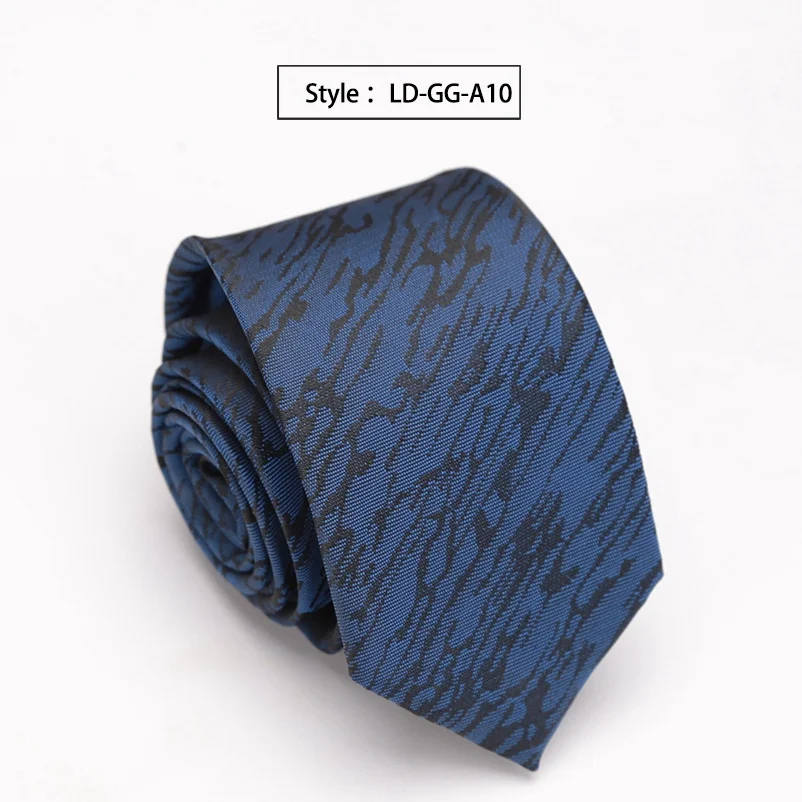 Мужские галстуки роскошные полосатые галстуки деловые свадебные галстуки для мужчин обтягивающие жаккардовые галстуки аксессуары Подарочная рубашка Gravatas - Цвет: LD-GG-A10
