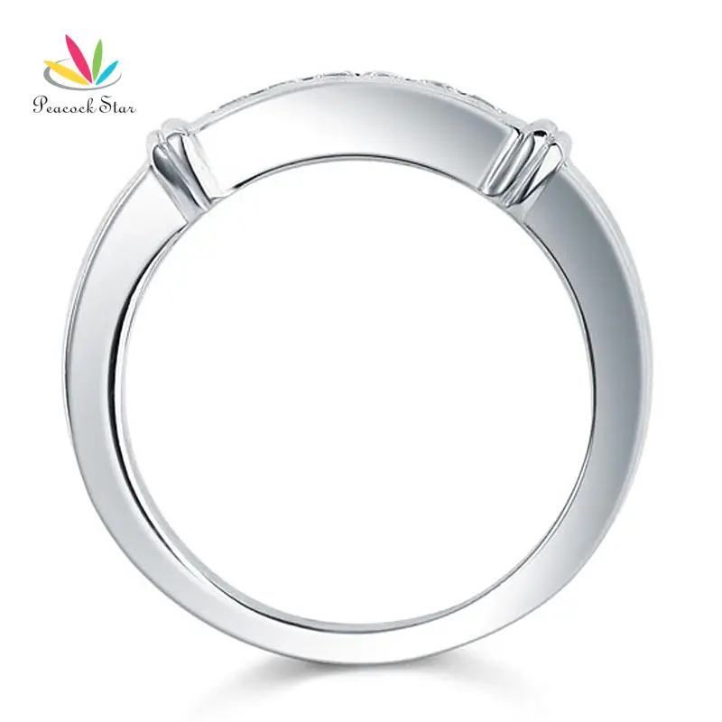 Павлин звезда Твердые стерлингового серебра 925 Обручальное кольцо ювелирные изделия CFR8044