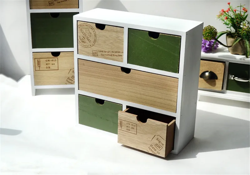 Деревянный органайзер для косметики ZAKKA шкатулка хранения ящики ювелирных