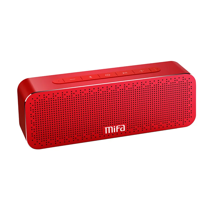 MIFA металла Портативный 30 Вт Bluetooth Динамик s с отличными низкими частотами Беспроводной Динамик Bluetooth4.2 3D цифровой Бумбокс звук громкий звуковой сигнал Динамик - Цвет: red
