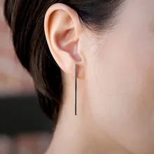 Новинка, минималистичные женские серьги-гвоздики в летнем стиле с геометрическим орнаментом, Золотые серьги, модное ювелирное изделие