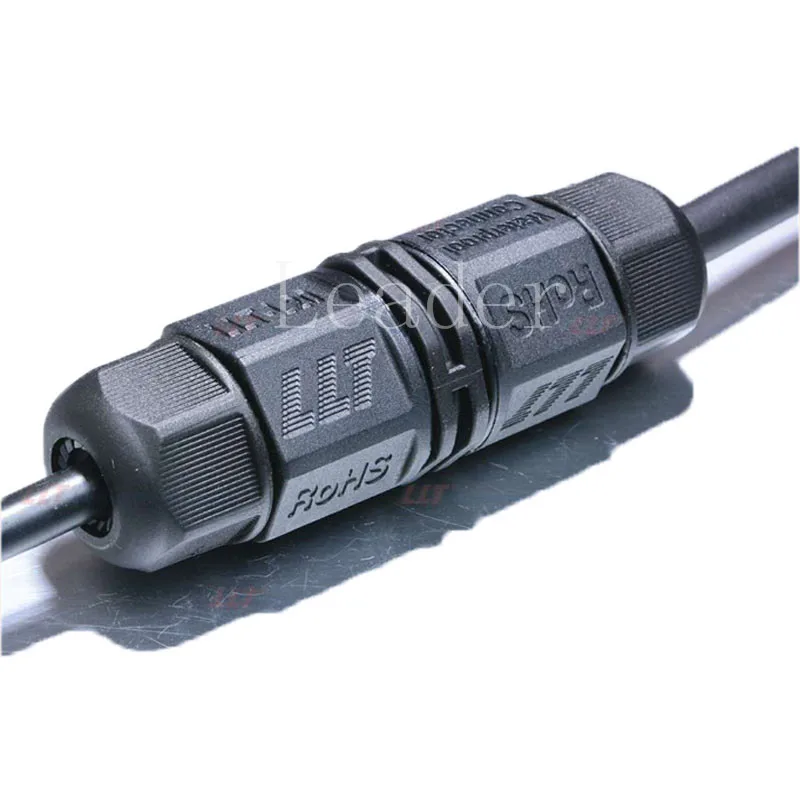 M20 2 Pin 250V 20A IP68 male and female electrical connector automotive straight connector