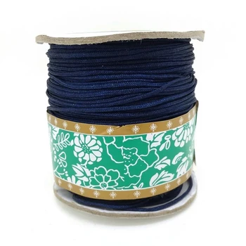 

Free Shipping,160m/Roll,1.5mm Montana (Black Blue) Nylon Cord Beading Thread Findings For Macrame Bracelet Jewelry Making