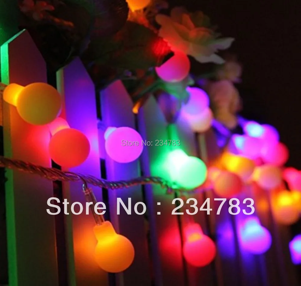curtain string lights multicolor
