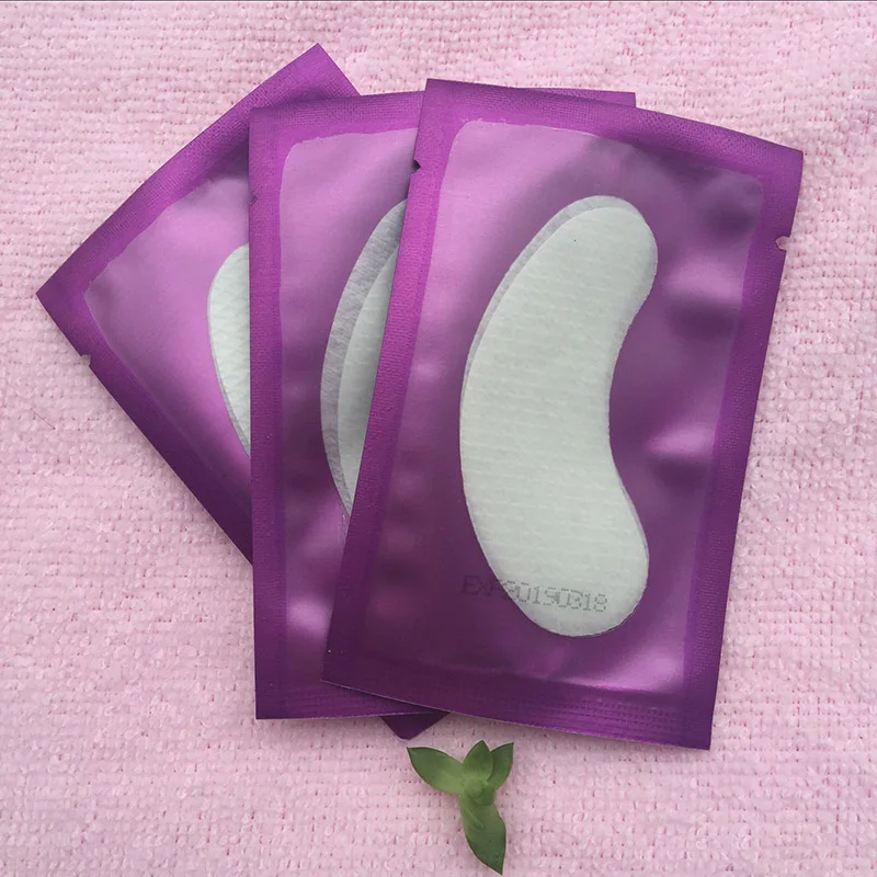 Горячие 1000 накладные ресницы расширение бумажные патчи для наращивания для глаз наклейки для ресниц под подушечками для глаз бумажные патчи смешанные цвета - Длина: Purple