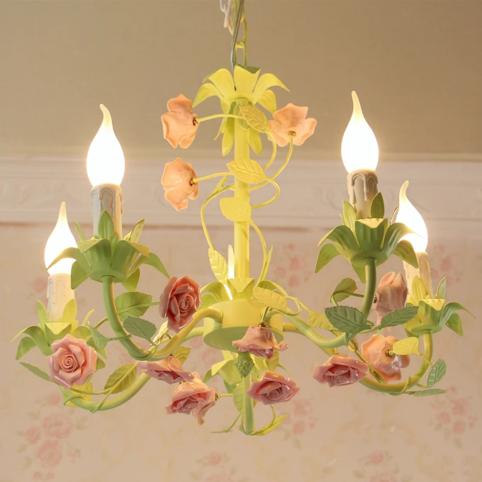 American country personality pastoral dining room bedroom pendant light