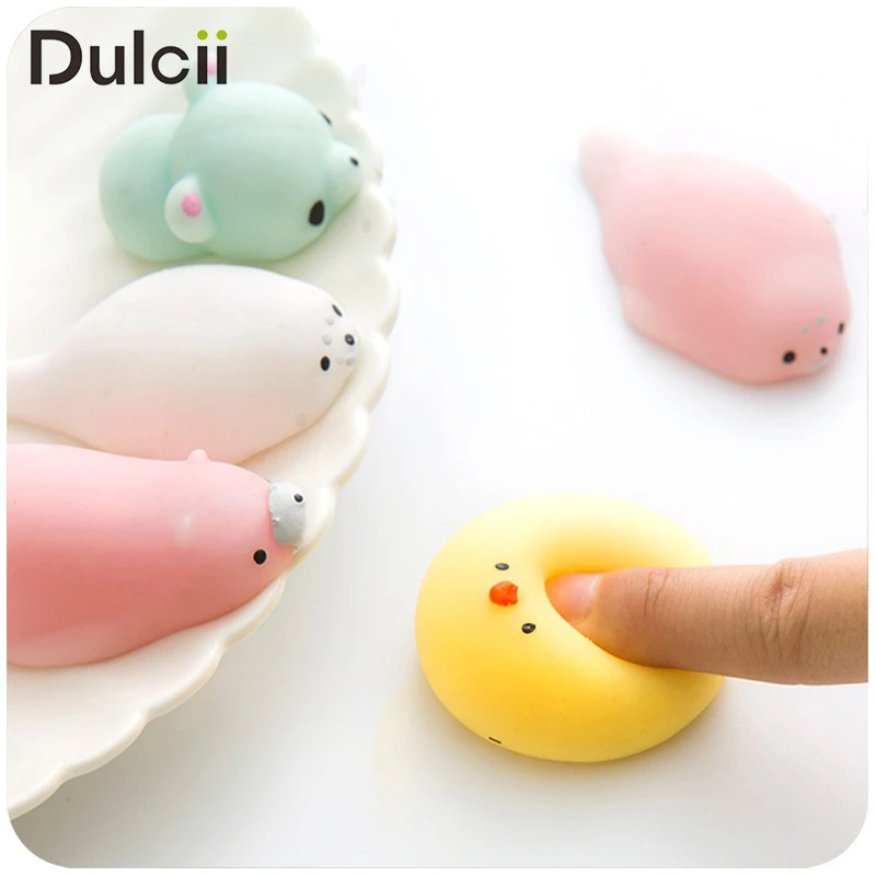 Dulcii Kawaii Nette Mini Weichen Silikon Anti Stress Squishy Spielzeug Zappeln Hand Squeeze Strap Prise Tiere Spielzeug Gummi Zerquetscht Squishy Toys Strap Phonephone Strap Aliexpress
