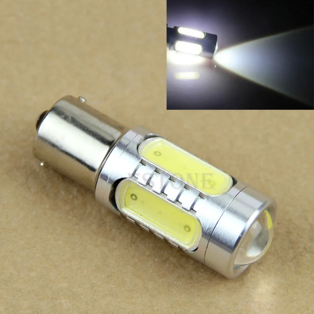 10 шт. P21W 1156 27 светодиодный 5050 SMD BA15S высокое Мощность автомобильные габаритные огни стоп-сигналы авто задний фонарь светло-голубой