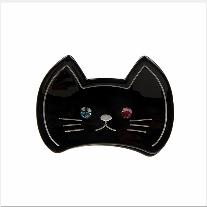 Elegant Cat Acetate hair claws for women Kitty fashion Hair jewelry Cat