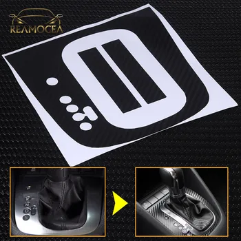 

Reamocea 1Pc Gear Panel Sticker Case Automatic Carbon Fiber Style Panel Decal For VW Volkswagen golf 6 GTI MK6 LHD