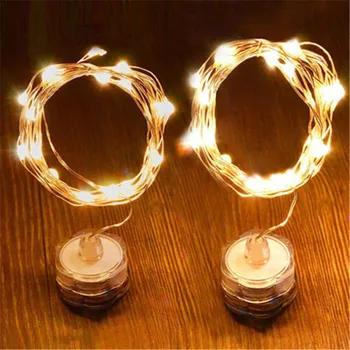 

300cm 30 LED Copper Light Strings Fairy Lights Holiday Party Decoration Portable Battery Box Light String With Battery For Kids